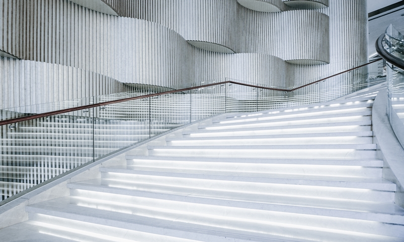 Spiral luxury staircase